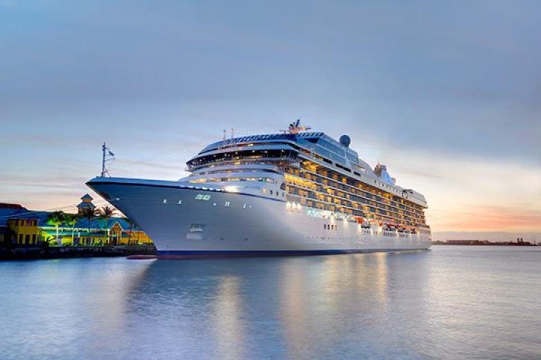 Oceania Cruise Ship - Marina in Port