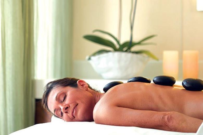 Oceania Cruise Ship - Spa in Port